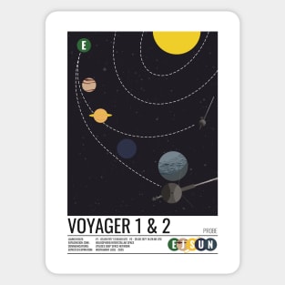 Voyager 1 & 2 Sticker